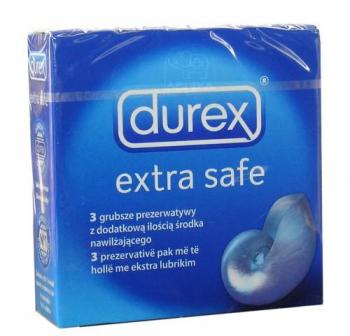 Презервативы Дюрекс/Durex экстра сейф плотные с допол смазкой N3