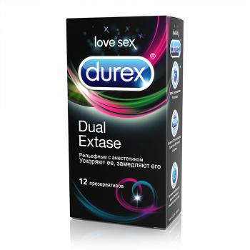 Презервативы Дюрекс/Durex двойной экстаз N12