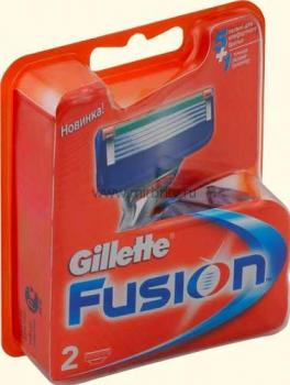 Жиллетт/Gillette кассеты д/станков фьюжен N2