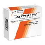Мигрениум таб. п.п.о. 65мг+500мг N10