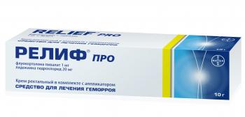 Релиф Про крем рект. 1мг+20мг/г 10г N1 (с аппликатором)