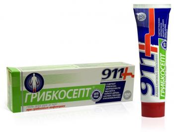 911 грибкосепт гель-бальзам д/рук и ног 100мл