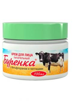 Лошадиная сила буренка крем питательный д/лица с фитофлораном и пептидами 100мл
