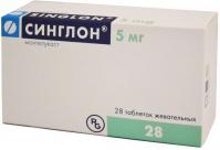 Синглон таб. жев. 5мг N28