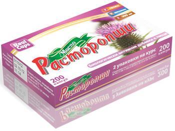 Масло расторопши первый холодный отжим капс. 300мг N200