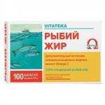 Витатека рыбий жир капс. 0,37г N100