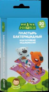Ми-ми-мишки набор пластырей влагостойких д/детей 1,9х7,2см N20