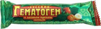Гематоген русский новый лесной орех 30г