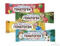 Витатека гематоген с кедровым орехом 40г