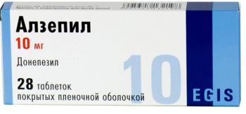 Алзепил таб. п.п.о. 10мг N28