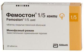 Фемостон 1/5 таб. п.п.о. N28