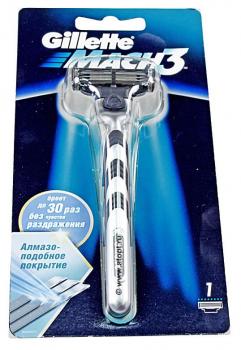 Жиллетт/Gillette станок бритвенный мак 3+1 кассета