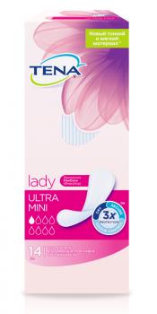 Прокладки урологич Тена леди ультра мини N14 3мм (757038-67)