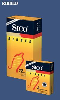 Презервативы Сико/Sico риббед ребристые N3+1