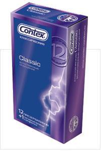 Презервативы Контекс/Contex классик N12 (+гель-смазка wave 5мл N2)