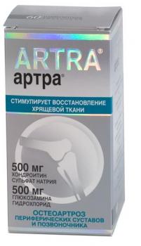 Артра таб. п.п.о. 500мг+500мг N60