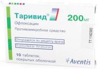 Таривид таб. п.о 200мг N10