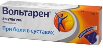 Вольтарен эмульгель гель д/наружн. прим. 1% 100г N1 (при болях в суставах треугольная крышка)