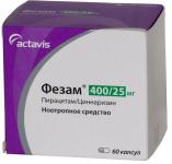 Фезам капс. 400мг+25мг N60