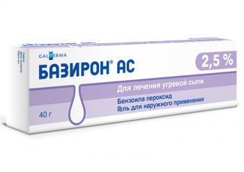 Базирон АС гель 2,5% 40г N1