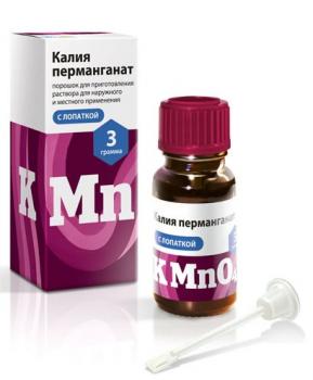 Калия перманганат пор. 3г N1 (Renewal)