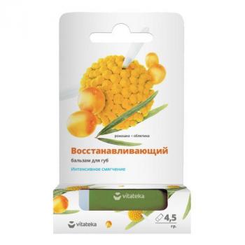 Витатека бальзам помада д/губ ромашка-облепиха 4,2г