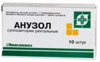 Анузол супп. рект. N10
