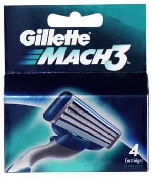 Жиллетт/Gillette кассеты д/станков мак 3 N4