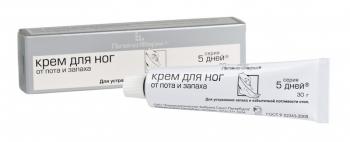 5D 5 дней крем д/стоп от пота и запаха 30/35г