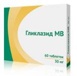 Гликлазид МВ таб.модиф.высвоб. 30мг N60