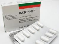 Вазонит таб.пролонг.п.п.о. 600мг N20
