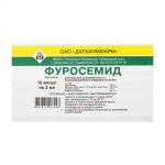 Фуросемид р-р в/в и в/м 10мг/мл 2мл N10