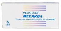 Месакол таб. п.о кш/раств 400мг N50
