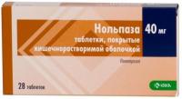 Нольпаза таб. п.п.о кш/раств 40мг N28