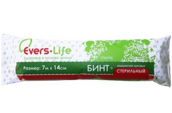 Бинт марлевый стер 7мx14см N1 (эверс лайф)
