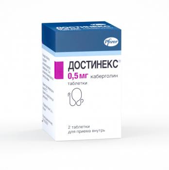 Достинекс таб. 0,5мг N2