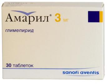 Амарил таб. 3мг N30