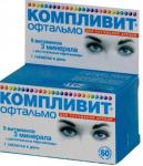 Компливит офтальмо таб. п.п.о. N60
