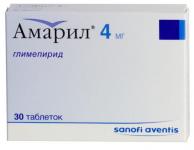 Амарил таб. 4мг N30
