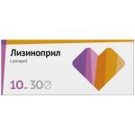 Лизиноприл таб. 10мг N30