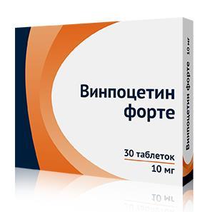 Винпоцетин форте таб. 10мг N30