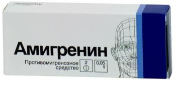 Амигренин таб. п.п.о. 50мг N2