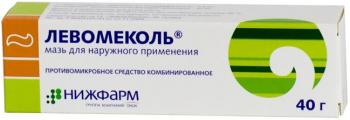 Левомеколь мазь 40мг/г+7,5мг/г 40г N1