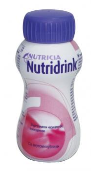 Нутридринк смесь д/энтерального питания клубника 200мл N1