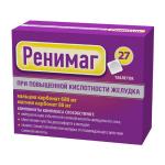 Ренимаг антацидин таб. жев 1250мг N27