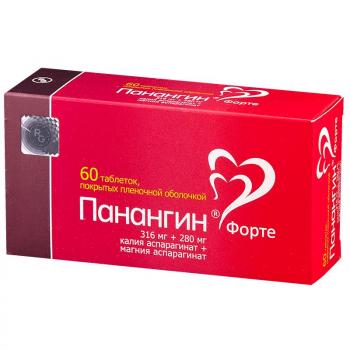 Панангин Форте таб. п.п.о. 316мг+280мг N60