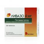 Ливазо таб. п.п.о. 4мг N28