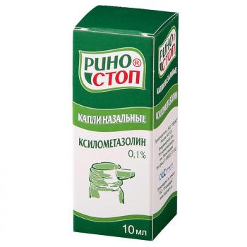 Риностоп капли наз. 0,1% 10мл N1