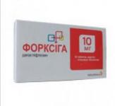 Форсига таб. п.п.о. 10мг N30