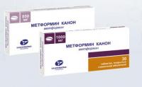 Метформин канон таб. п.п.о. 1000мг N30